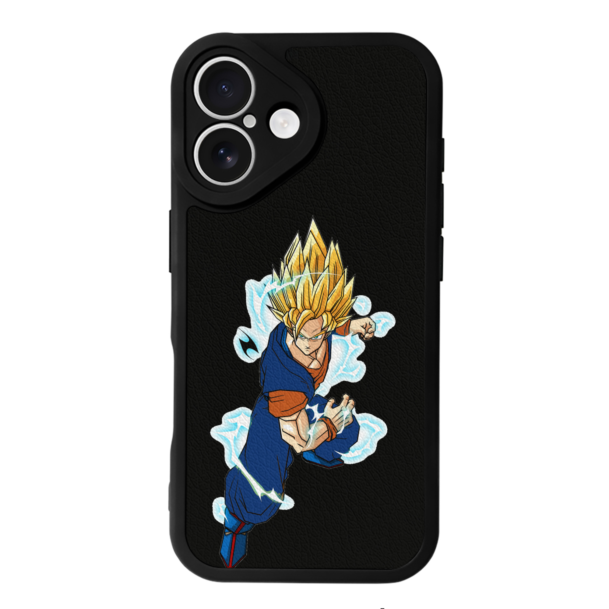 （画像用） ドラゴンボール 孫 悟飯（そんごはん）DRAGON BALL Son Gohan 【iPhone 16シリーズ対応】シリコンスマホケース（レザー調） 材質：シリコン